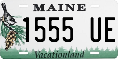 ME license plate 1555UE