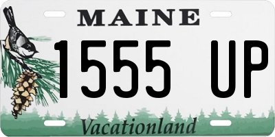 ME license plate 1555UP