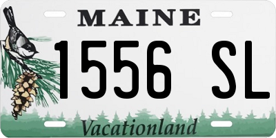 ME license plate 1556SL