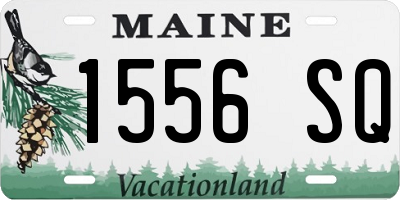 ME license plate 1556SQ