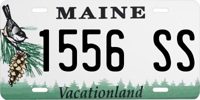 ME license plate 1556SS