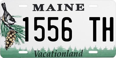 ME license plate 1556TH