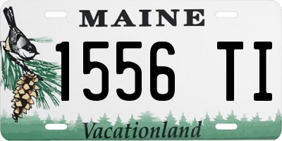ME license plate 1556TI
