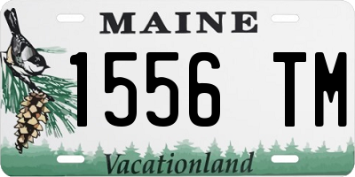 ME license plate 1556TM
