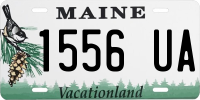 ME license plate 1556UA