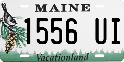 ME license plate 1556UI
