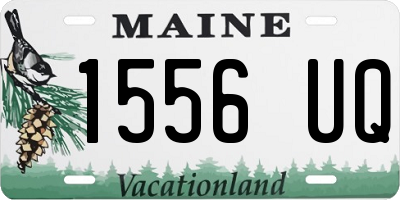 ME license plate 1556UQ