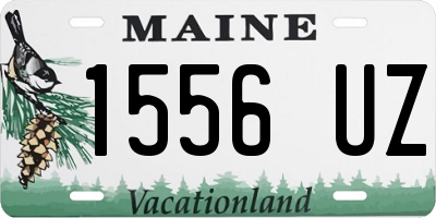 ME license plate 1556UZ