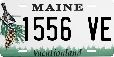 ME license plate 1556VE