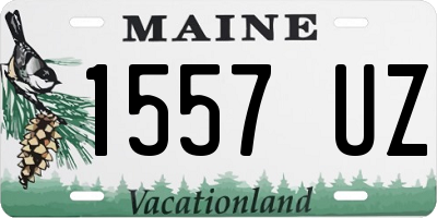 ME license plate 1557UZ