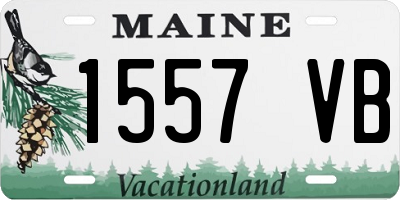 ME license plate 1557VB