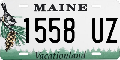 ME license plate 1558UZ