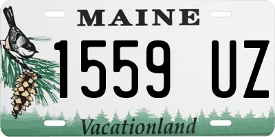 ME license plate 1559UZ