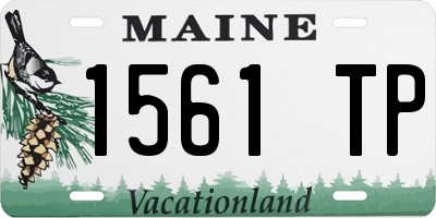 ME license plate 1561TP