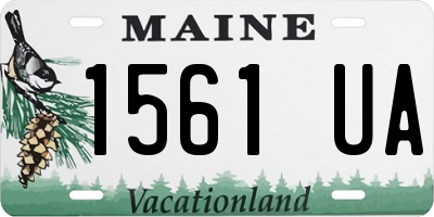 ME license plate 1561UA