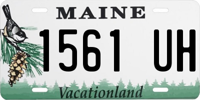 ME license plate 1561UH