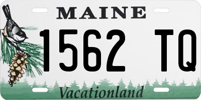 ME license plate 1562TQ