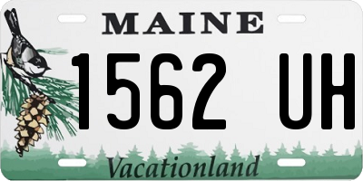 ME license plate 1562UH