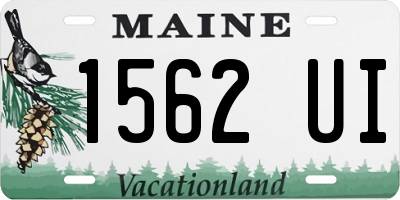 ME license plate 1562UI