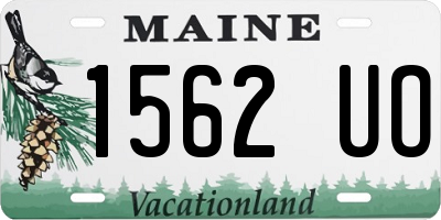ME license plate 1562UO