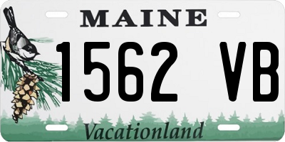 ME license plate 1562VB