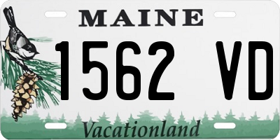 ME license plate 1562VD