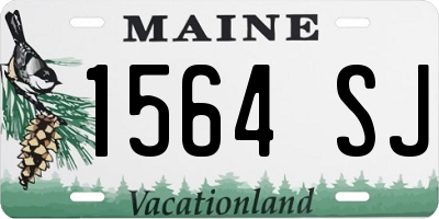 ME license plate 1564SJ