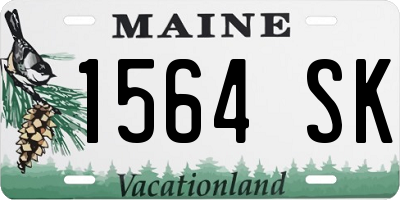 ME license plate 1564SK