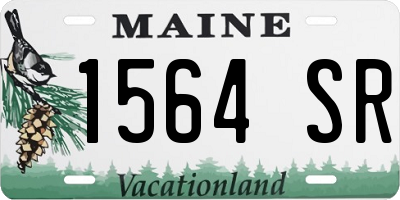 ME license plate 1564SR