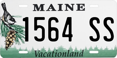 ME license plate 1564SS