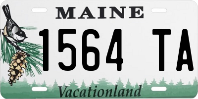ME license plate 1564TA