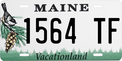 ME license plate 1564TF