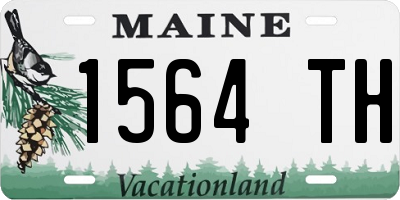 ME license plate 1564TH