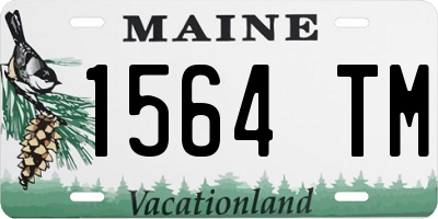 ME license plate 1564TM