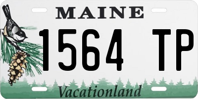 ME license plate 1564TP
