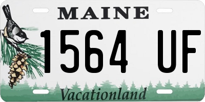 ME license plate 1564UF