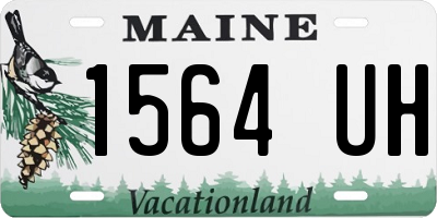 ME license plate 1564UH