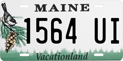ME license plate 1564UI