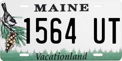 ME license plate 1564UT