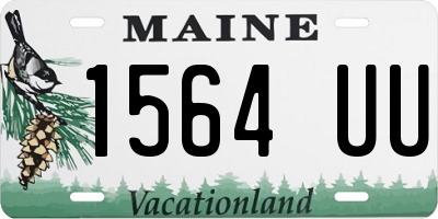 ME license plate 1564UU