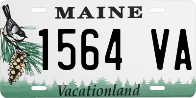 ME license plate 1564VA