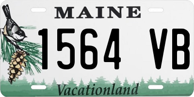 ME license plate 1564VB