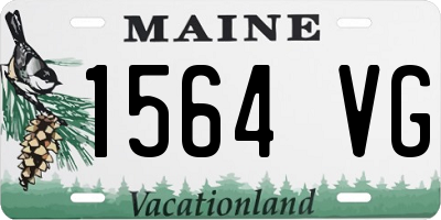 ME license plate 1564VG