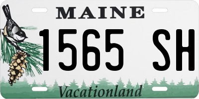 ME license plate 1565SH