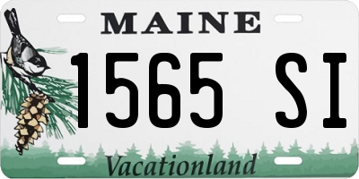 ME license plate 1565SI