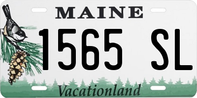 ME license plate 1565SL