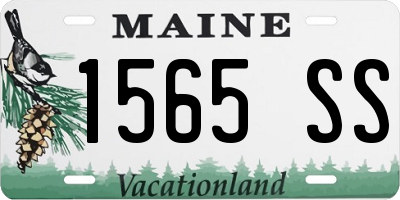 ME license plate 1565SS