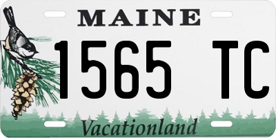 ME license plate 1565TC