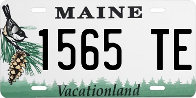 ME license plate 1565TE