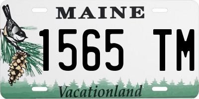 ME license plate 1565TM